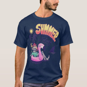 Camiseta Sensação de Verão na Ilha Tropical de Praia