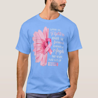 Camiseta Sensação do Cancer Rosa de girassol Mulheres Warri