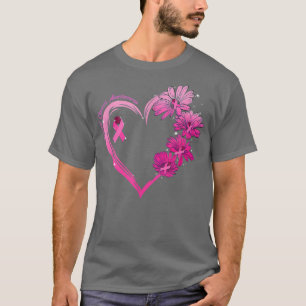 Camiseta Sensação do Cancer Rosa de girassol Mulheres Warri