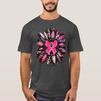 Camiseta Sensação do Cancer Rosa de girassol Mulheres Warri