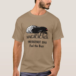 Camiseta Sensação engraçada da emergência do Magicicada da