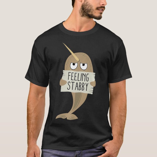 Camiseta Sensação Estática por Esfaqueamento Premium _1 (Frente)