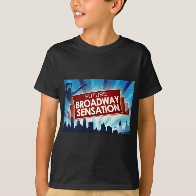 Camiseta Sensação futura de Broadway (Frente)