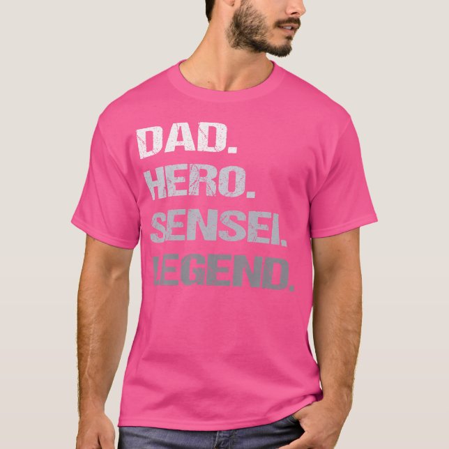 Camiseta Sensei Pai Karate Judo (Frente)