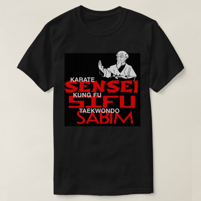 Camiseta Sensei Sifu Sabim (Frente do Design)