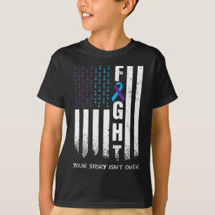 Camiseta Sensibilização A Luta Contra O Suicídio Fúria Amer