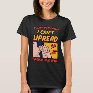 Camiseta Sensibilização Aumentando Perda de Audição Asl