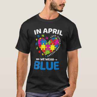 Camiseta Sensibilização Autismo Em Abril Vestimos Puzzl De