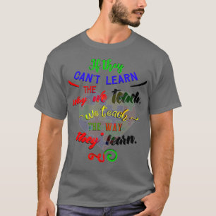 Camiseta Sensibilização Autista Eles Aprendem Diferentement