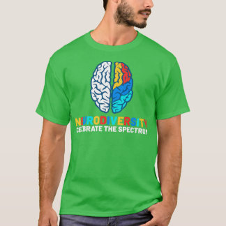 Camiseta Sensibilização Autista Mês Neurodiversidade ADHD A