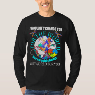 Camiseta Sensibilização Autista Mude A Palavra Para Você Po