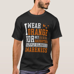 Camiseta Sensibilização da MS Eu Visto Laranja Para Minha F