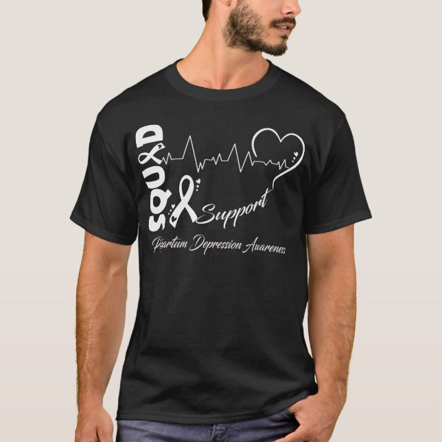 CAMISETA SENSIBILIZAÇÃO DE DEPRESSÃO PÓS-PARTUM (Frente)