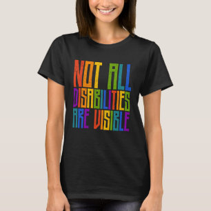 Camiseta Sensibilização Deficientes Nem Todas As Deficiênci