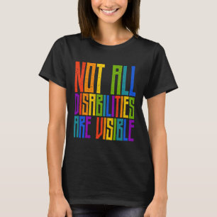 Camiseta Sensibilização Deficientes Nem Todas As Deficiênci