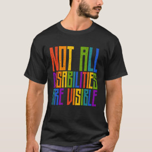 Camiseta Sensibilização Deficientes Nem Todas As Deficiênci