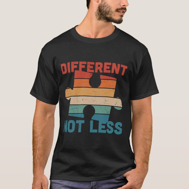 Camiseta Sensibilização Diferente Não Menos Autismo (Frente)