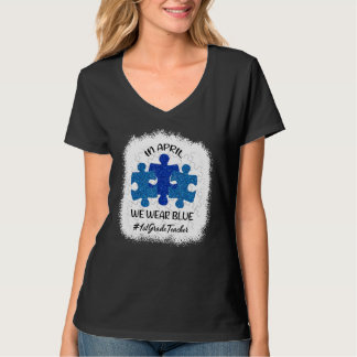 Camiseta SENSIBILIZAÇÃO DO AUTISM Em abril vestimos Blue 1r