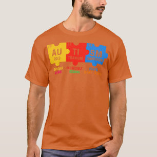 Camiseta Sensibilização do Autismo Mesa periódica (2)