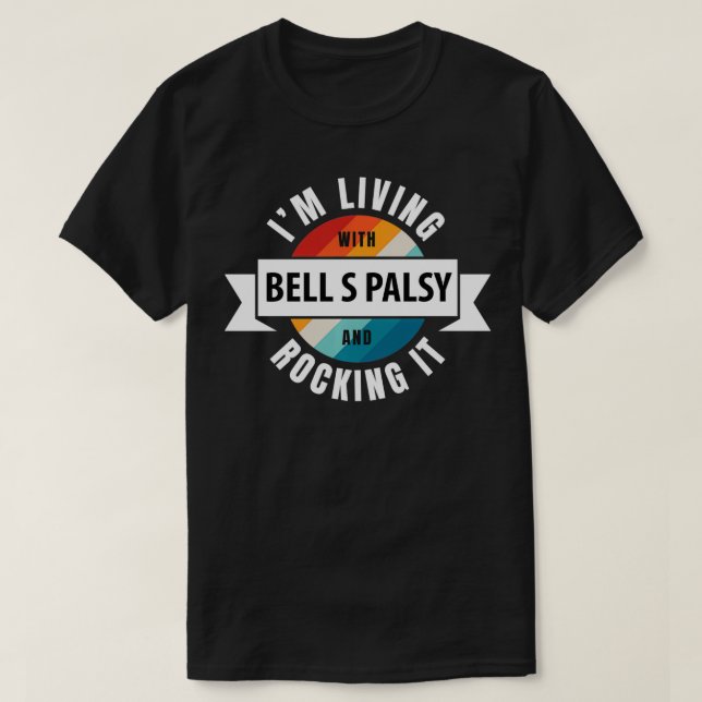 Camiseta Sensibilização do Bell para a Doença Cerebral (Frente do Design)