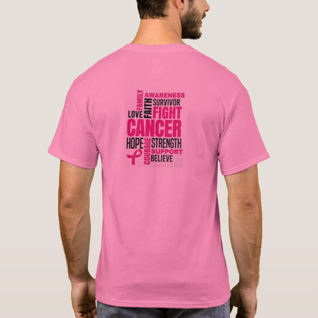 Camiseta Sensibilização do Cancer da Mama (Verso)