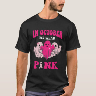 Camiseta Sensibilização do Cancer da Mama Em outubro Vestim