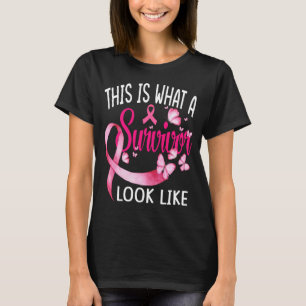 Camiseta Sensibilização Do Cancer Da Mama Isto É O Que Sobr