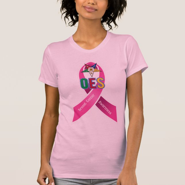 Camiseta Sensibilização do Cancer da Mama OES (Frente)