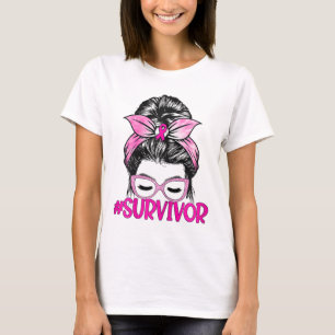 Camiseta Sensibilização do Cancer de Fita Rosa-Arma Mensal