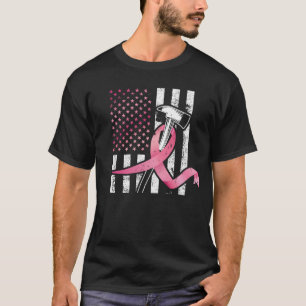 Camiseta Sensibilização do Cancer de Mama de Bombeiros