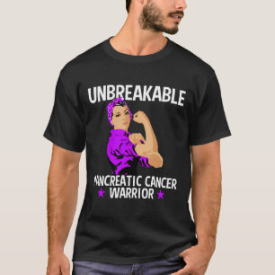 Camiseta Sensibilização do câncer de pâncreas Guerreiro G i