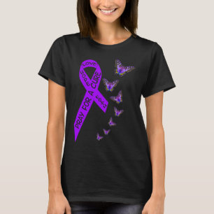 Camiseta Sensibilização do câncer de pâncreas Mulheres borb