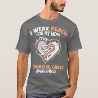 Camiseta Sensibilização Do Cancer Endometrial Eu Visto Peac