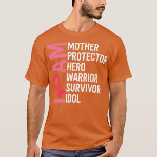 Camiseta Sensibilização do Cancer Eu sou o guerreiro Herói