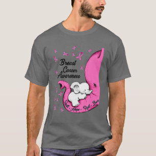 Camiseta Sensibilização do Cancer Fé Esperança Luta Contra 