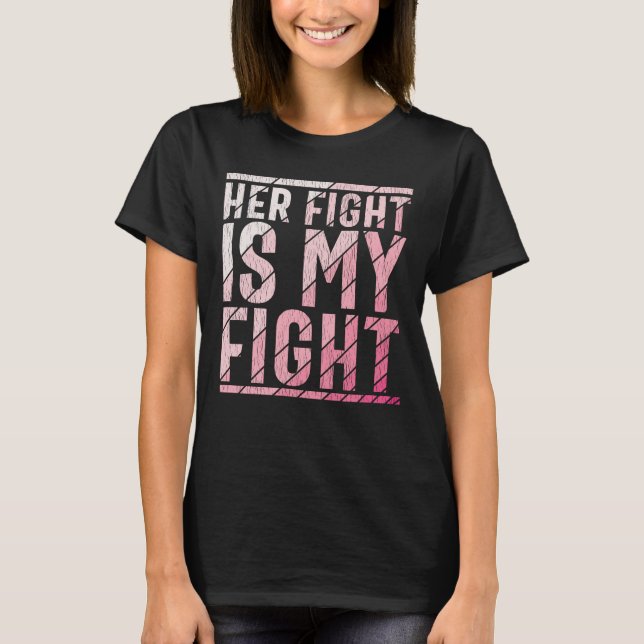Camiseta Sensibilização do Cancer Mãe Irmã Filha (Frente)