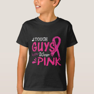 Camiseta Sensibilização do Cancer Mama Caras sólidas Vestem