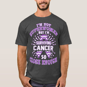 Camiseta Sensibilização Do cancer Não Sou Super Mulher, Mas