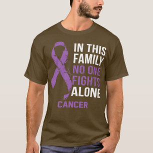 Camiseta Sensibilização Do cancer Ninguém Luta Sozinho Pela