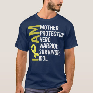 Camiseta Sensibilização do Cancer Ósseo Eu sou o guerreiro