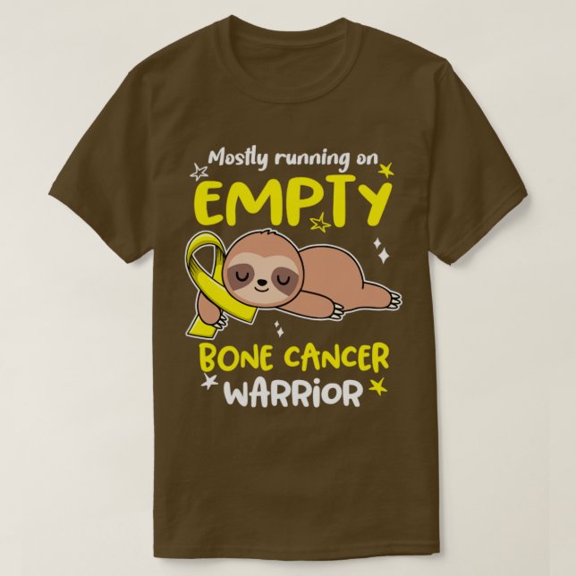 Camiseta Sensibilização Do Cancer Ósseo Geralmente Em Osso  (Frente do Design)