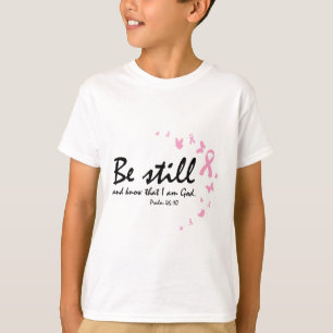 Camiseta Sensibilização do Cancer para os presentes religio