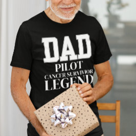 Camiseta Sensibilização do cancer Piloto de Cancer Piloto S