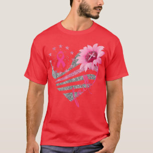 Camiseta Sensibilização do Cancer Sol Flor Fé Bling Bli