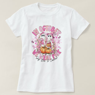 Camiseta Sensibilização do cancer Vestimos rosa
