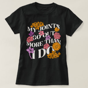 Camiseta Sensibilização do EDS Groovy Floral My Joint Go Ou