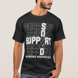 Camiseta Sensibilização do Esquadrão de Suporte a Melanoma