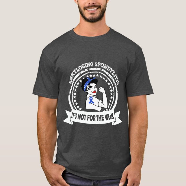 Camiseta Sensibilização do Guerreiro da Espondilite Anquilo (Frente)