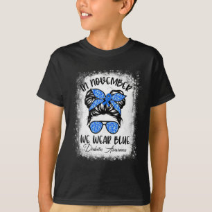 Camiseta Sensibilização do Guerreiro Diabetes Tipo de Supor