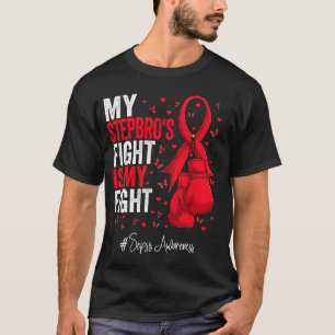 Camiseta Sensibilização do irmão mais velho da fita vermelh
